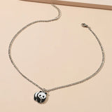 Panda Pendant Necklace Stainless Steel Jewelry