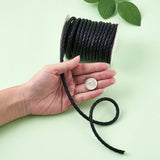 Pandhall Braided Leather Cord for DIY Jewelry Making 10yards/roll