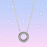 925 Silver Family Tree Pendant Necklace Gift