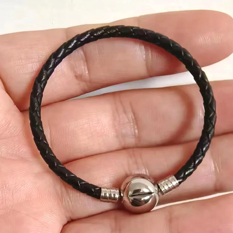 Pandoraer Charm Bracelets Leather Bracelet For Women Girl Kids Jewelry