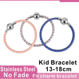 Pandoraer Charm Bracelets Leather Bracelet For Women Girl Kids Jewelry
