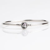 Panjia 925 Silver Daisy Bracelet Cherry Blossom