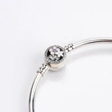 Panjia 925 Silver Daisy Bracelet Cherry Blossom