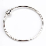 S925 Sterling Silver Heart Buckle Snake Bone Chain DIY Bracelet
