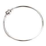 S925 Sterling Silver Heart Buckle Snake Bone Chain DIY Bracelet