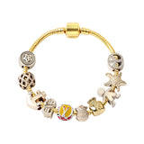 PanjiaNew Tropical Ocean Bead Bracelet Anchor Money Bag Design Couple Gift
