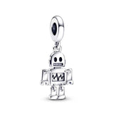 DIY Charms Couple Necklace 925 Sterling Silver Women Jewelry