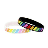 Pansexual LGBT Pride Silicone Sports Bracelet Wristband