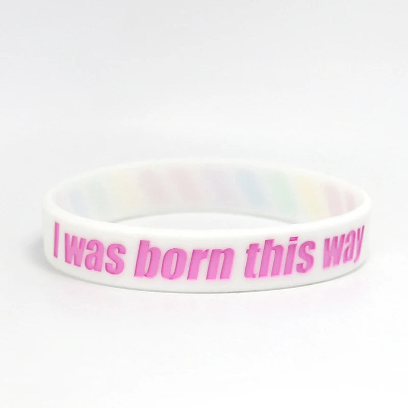 Pansexual LGBT Pride Silicone Sports Bracelet Wristband