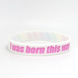 Pansexual LGBT Pride Silicone Sports Bracelet Wristband