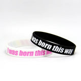 Pansexual LGBT Pride Silicone Sports Bracelet Wristband