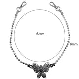 Metal Butterfly Pants Chain Vintage Butterfly Punk Pocket Chain