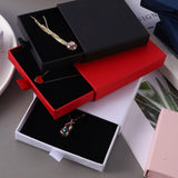 Jewelry Storage Box Greeting Card Necklace Bracelet Gift Package Case Boxes