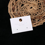 Earring Display Cards 50pcs/lot Necklace Packaging 6x8cm
