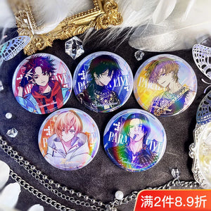 ParadoxLive Anime Enamel Pins Initial Pendant Wedding Brooches