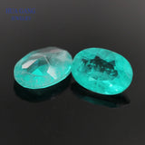 Paraiba Stone Oval Shape Synthetic Spliced Crystal&Glass Gems 3x4~13x18mm