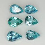 Paraiba Apatite Pear 6x4mm 1pc