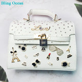 Paris Rhinestone Shoulder Bag Clutch for Women
