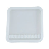 Parking Number Plate Mold Silicone Epoxy Resin Casting Pendant Mold