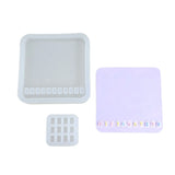 Parking Number Plate Mold Silicone Epoxy Resin Casting Pendant Mold