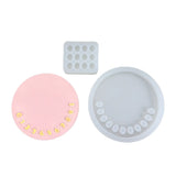 Parking Number Plate Mold Silicone Epoxy Resin Casting Pendant Mold