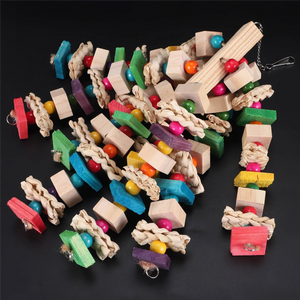 Parrot Chewing Toy - Bird Parrot Blocks Knots Tearing Toy