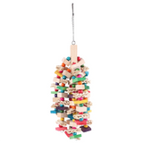 Parrot Chewing Toy - Bird Parrot Blocks Knots Tearing Toy