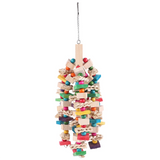 Parrot Chewing Toy - Bird Parrot Blocks Knots Tearing Toy