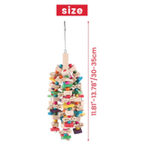Parrot Chewing Toy - Bird Parrot Blocks Knots Tearing Toy