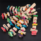 Parrot Chewing Toy - Bird Parrot Blocks Knots Tearing Toy