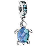 Octopus Parrot Chameleon Bubble Tea Pendant Charm 925 Sterling Silver