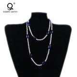 Boho Pearl Bead Necklace for Girls