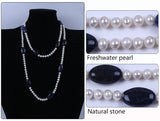 Boho Pearl Bead Necklace for Girls