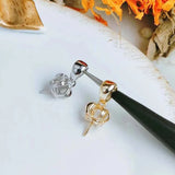 Sterling Silver Pendant Base for Pearl Coral Jade Beads