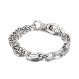 Men's Stainless Steel Double Chain Retro Bracelet