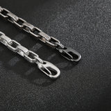 Men's Stainless Steel Double Chain Retro Bracelet