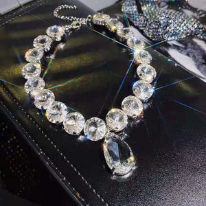 Choker Necklaces Rhinestone Pendant Women Jewelry Gift