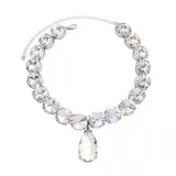 Choker Necklaces Rhinestone Pendant Women Jewelry Gift