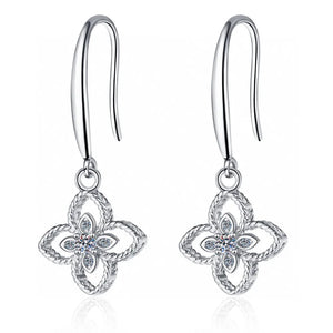 Diamond Test Moissanite Earrings 925 Silver 0.08ct