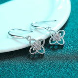 Diamond Test Moissanite Earrings 925 Silver 0.08ct