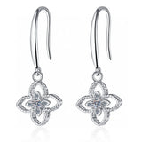 Diamond Test Moissanite Earrings 925 Silver 0.08ct