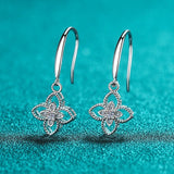 Diamond Test Moissanite Earrings 925 Silver 0.08ct
