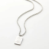 Passion Calligraphy Necklace Stainless Steel Muslim Allah Ayatul Kursi