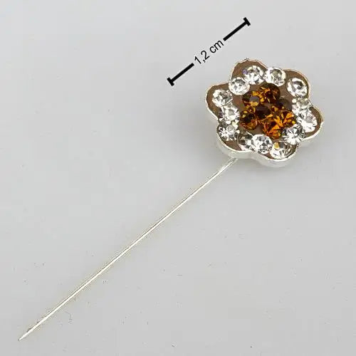 Set of 2 Flower Scarf Clips
