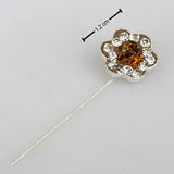 Set of 2 Flower Scarf Clips