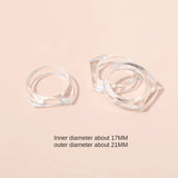 Exaggerated Gradient Resin Ring for Index Finger