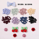 Small Square Tube Perforated Beads for DIY Jewelry