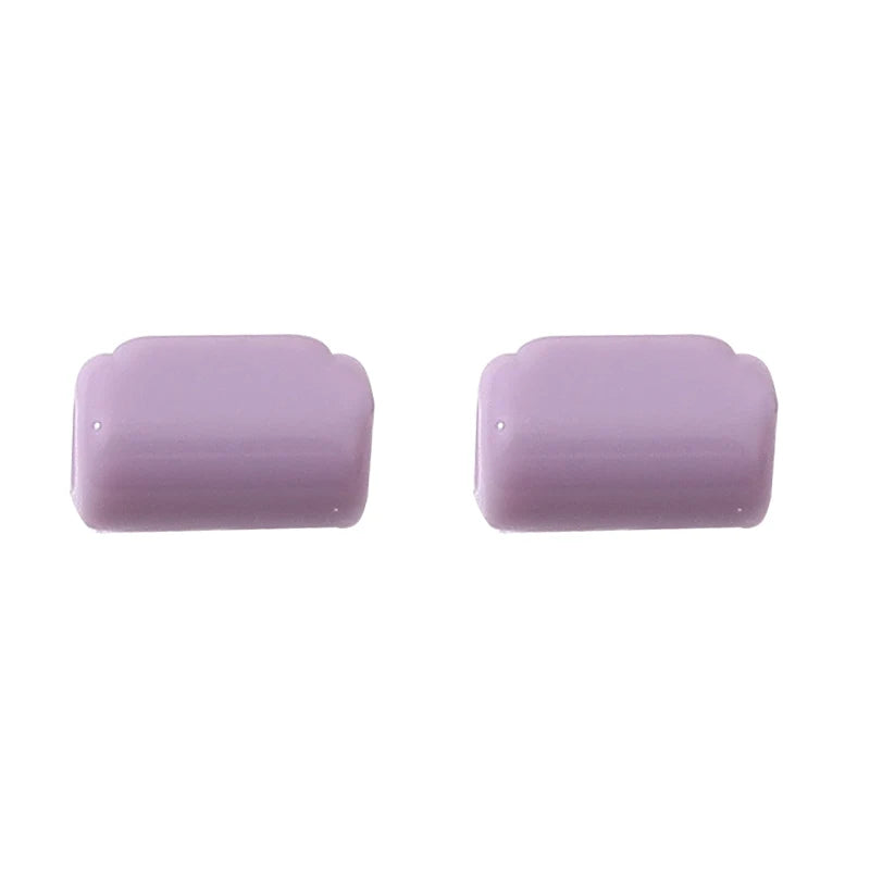 Small Square Tube Perforated Beads for DIY Jewelry