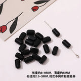 Small Square Tube Perforated Beads for DIY Jewelry