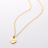 Patience Charm Necklace Arabic Name Stainless Steel Pendant